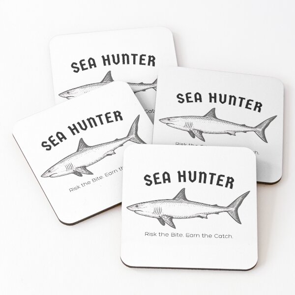 Item preview, Risk the Bite Earn the Catch | Shark Fishing Danger  designed and sold by digitalscrabble.
