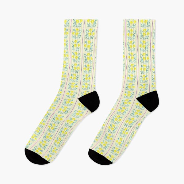 Item preview, Freesia Stripes Yellow and Pink designed and sold by SilverPegasus.