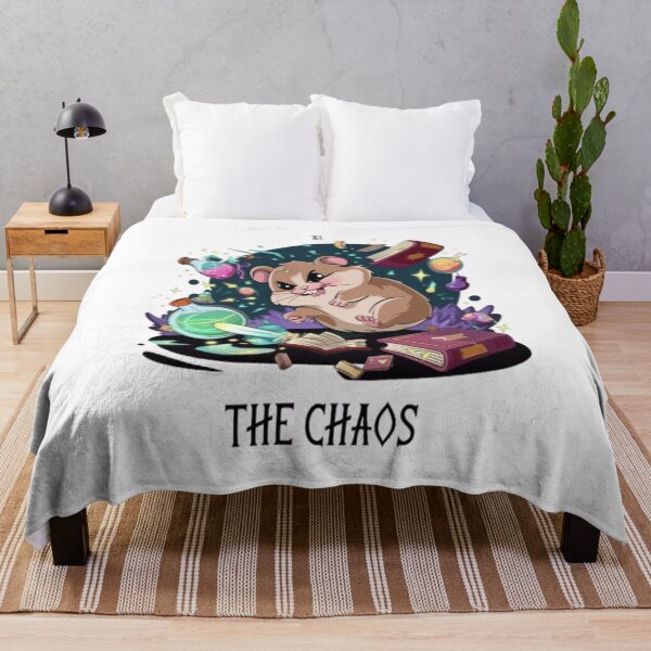 Item preview, The Chaos – Funny Hamster Tarot Card Design designed and sold by Petpixy.