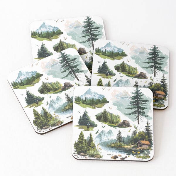 Item preview, Minimalist Hiking and Nature Graphic EMinimalist Hiking and Nature Graphic Elements for Websiteslements for Websites designed and sold by ArtPetrenko90.
