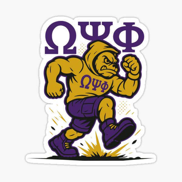 Item preview, Omega Psi Phi Stomp Art ΩΨΦ designed and sold by AbstractBEE.