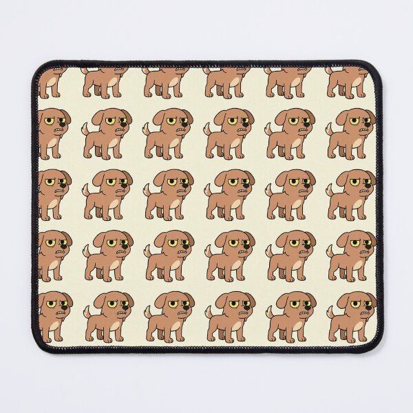 Item preview, Grumpy Cartoon Dog | Funny Angry Puppy Illustration designed and sold by marketkmarket.