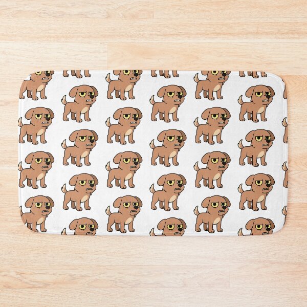 Item preview, Grumpy Cartoon Dog | Funny Angry Puppy Illustration designed and sold by marketkmarket.