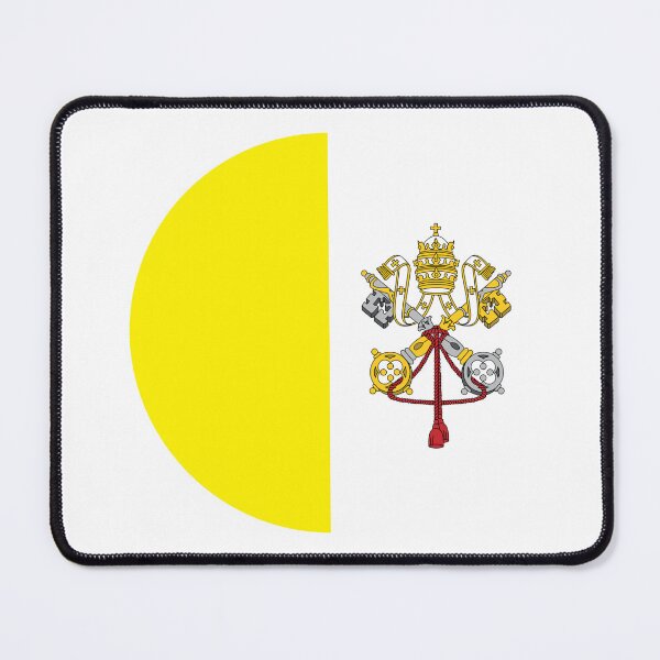 Item preview, Vatican City Flag designed and sold by USEFULART-Shop.