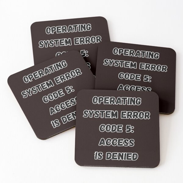 Item preview, Operating system error code 5: Access is denied designed and sold by Marcin-PL.