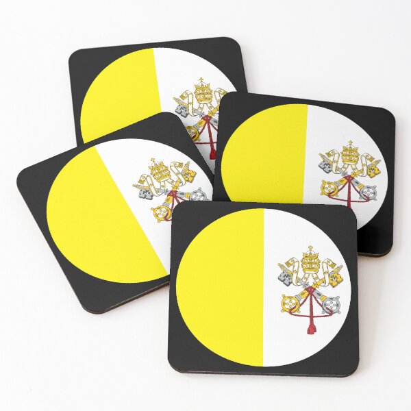 Item preview, Vatican City Flag designed and sold by USEFULART-Shop.