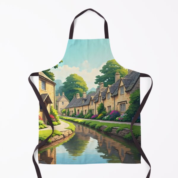 Item preview, Arlington Row, Bibury: Timeless Cotswold Charm designed and sold by LSVart.