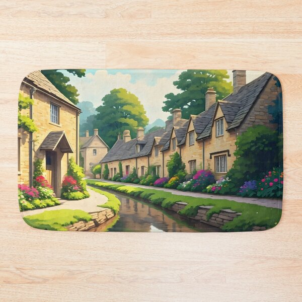 Item preview, Arlington Row, Bibury: Timeless Cotswold Charm designed and sold by LSVart.