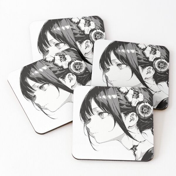 Item preview, Apathetic Android Anime Girl designed and sold by Hyperfantasy Designs.
