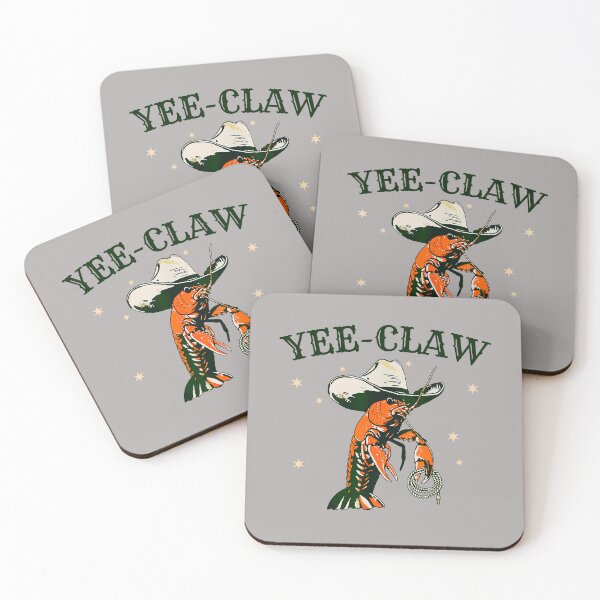 Item preview, YEE-CLAW Lobster Cowboy Funny Crawfish Cajun Seafood Festival designed and sold by MotivaChic.
