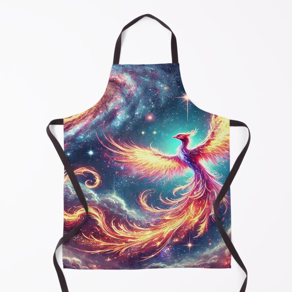 Item preview, Mystical Phoenix | Fire and Stardust Cosmic Art designed and sold by buzzprints1234.
