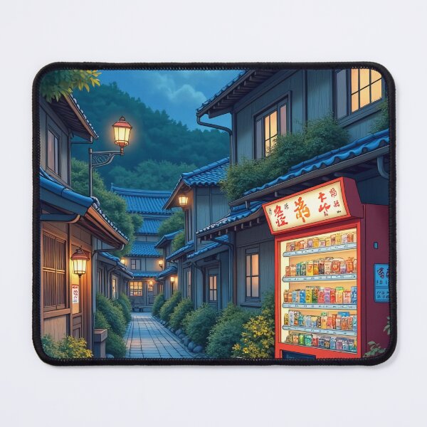 Item preview, Retro Vending Machine Street – Cozy Japan Night designed and sold by DreamCraze.