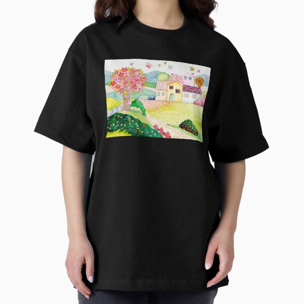Vista previa del artículo con la obra «Primavera naif», diseñado y vendido por thunia.