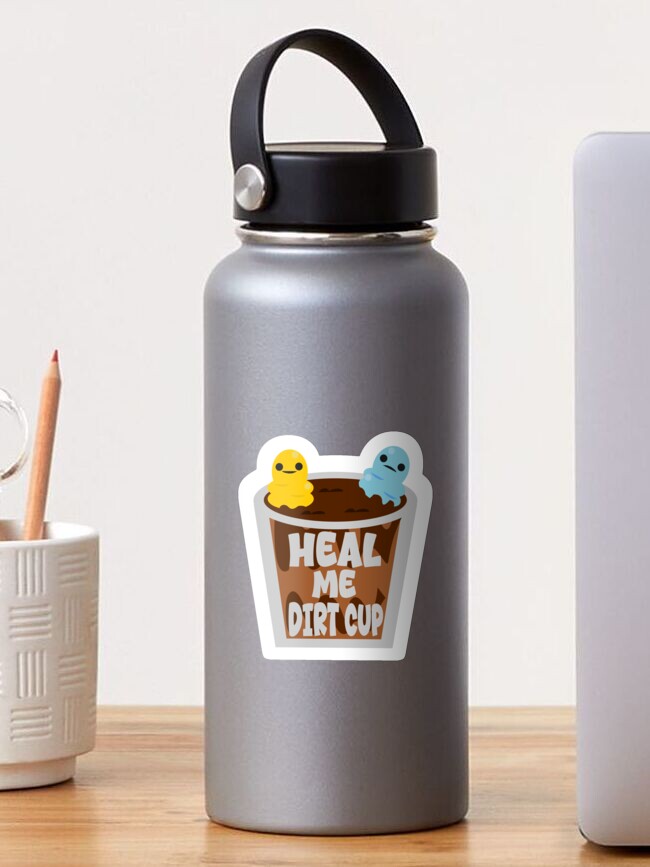 Thumbnail 1 of 3, Sticker, Heal Me Dirt Cup designed and sold by ridleybun.