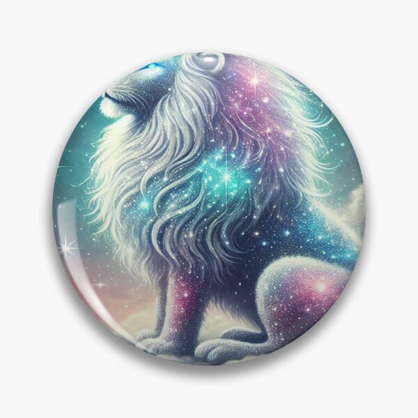 Artikelvorschau, Magical Stardust Lion | Cosmic Dreamy Art entworfen und verkauft von buzzprints1234.