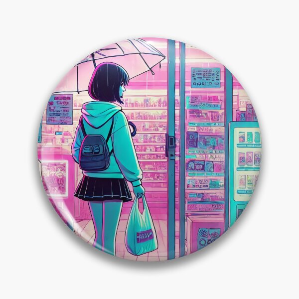 Item preview, After School Run – Neon Rain Convenience  designed and sold by DreamCraze.