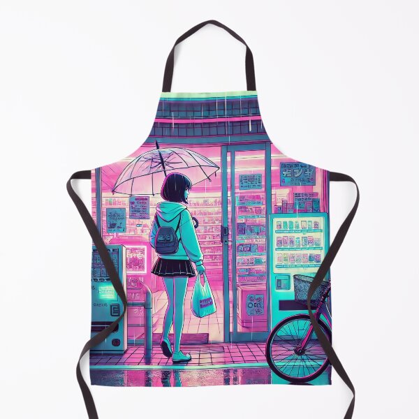 Item preview, After School Run – Neon Rain Convenience designed and sold by DreamCraze.