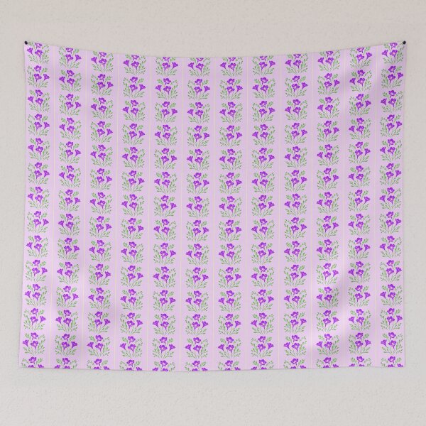 Item preview, Freesia Stripes Purple and Green designed and sold by SilverPegasus.