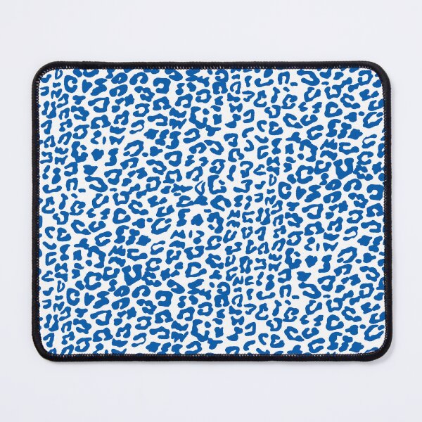 Item preview, Nautical Royal Blue and White Cheetah Animal Print designed and sold by GenAumonier.