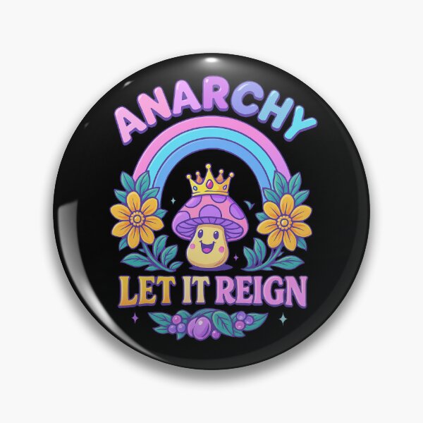 Item preview, Anarchy Mushroom: Let it Reign Pastel Flowers Y2K designed and sold by Starr_Designs.