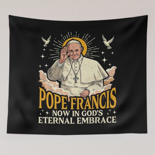 Item preview, Pope Francis Now Is God's Eternal Embrace designed and sold by MackenzieBin.