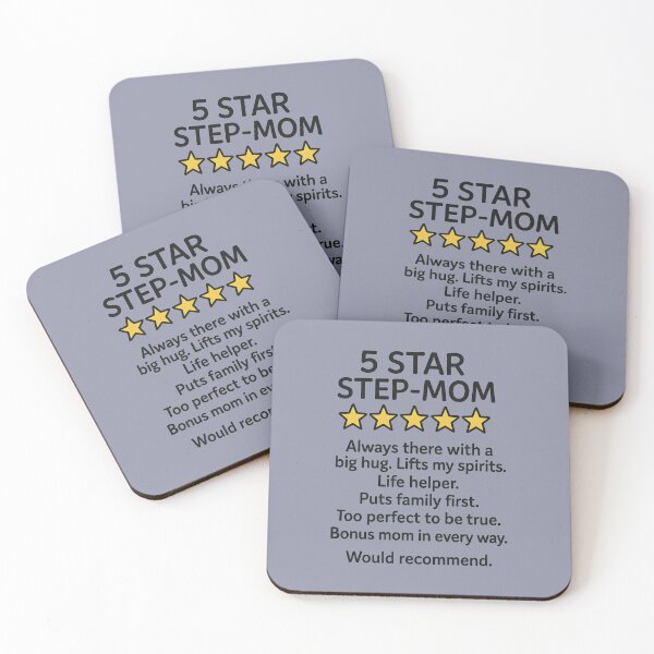 Item preview, 5 Star Step-Mom designed and sold by HowToCanadian.