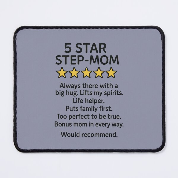Item preview, 5 Star Step-Mom designed and sold by HowToCanadian.