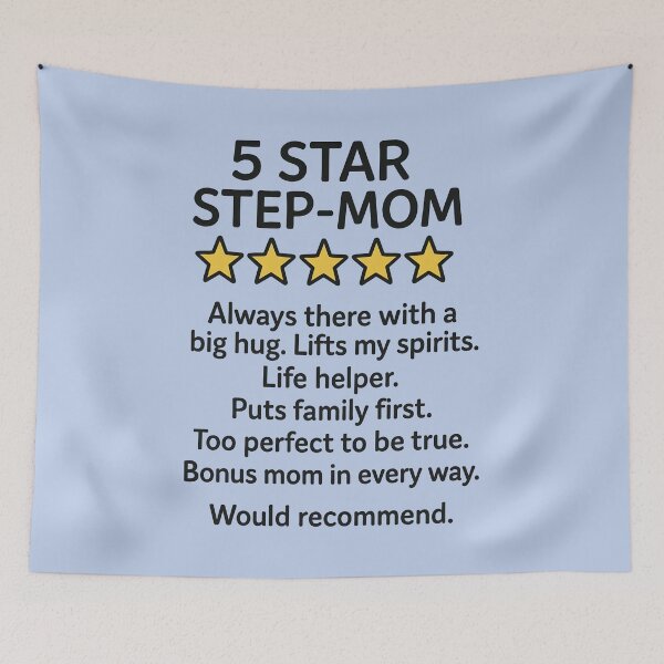 Item preview, 5 Star Step-Mom designed and sold by HowToCanadian.