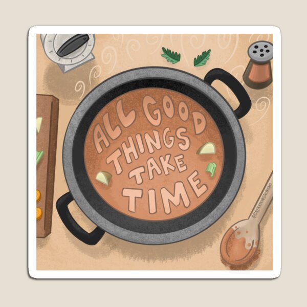 Item preview, Alle guten Dinge brauchen Zeit designed and sold by SpreadKindness1.