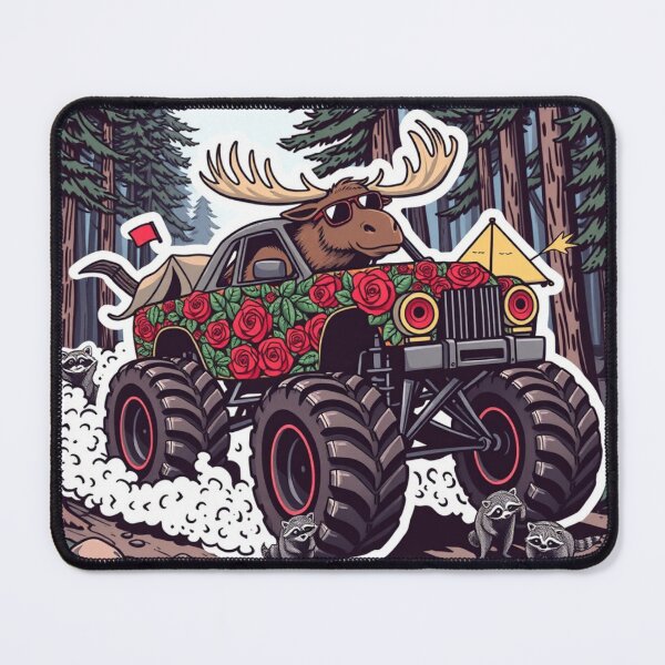 Item preview, ? Trending Now Design:Moose Mayhem Sticker – Reloaded – Viral Drop 2025 designed and sold by Imaginarium of Chaos falcon88 .
