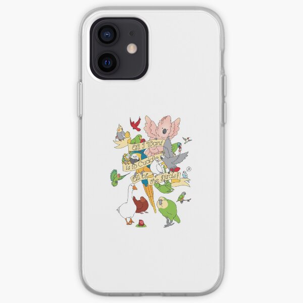 Cuddle All The Birds iPhone Soft Case