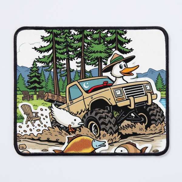 Item preview, ? Trending Now Design:Duck Drift Sticker – Reloaded – Viral Drop 2025 designed and sold by Imaginarium of Chaos falcon88 .