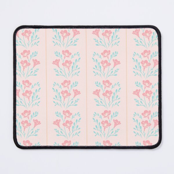 Item preview, Freesia Stripes Peach Turquoise designed and sold by SilverPegasus.