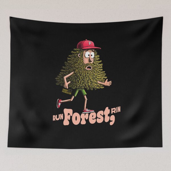 Item preview, Forrest Gump Parody – Run Forest Run Cartoon Art designed and sold by Cinemaniacs Shop.