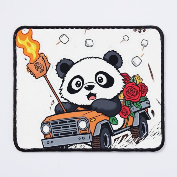 Item preview, ? Trending Now Design:Panda Panic Sticker – Reloaded – Viral Drop 2025 designed and sold by Imaginarium of Chaos falcon88 .