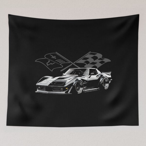 Item preview, Black Corvette C3 Widebody  designed and sold by TheArtOfCar.