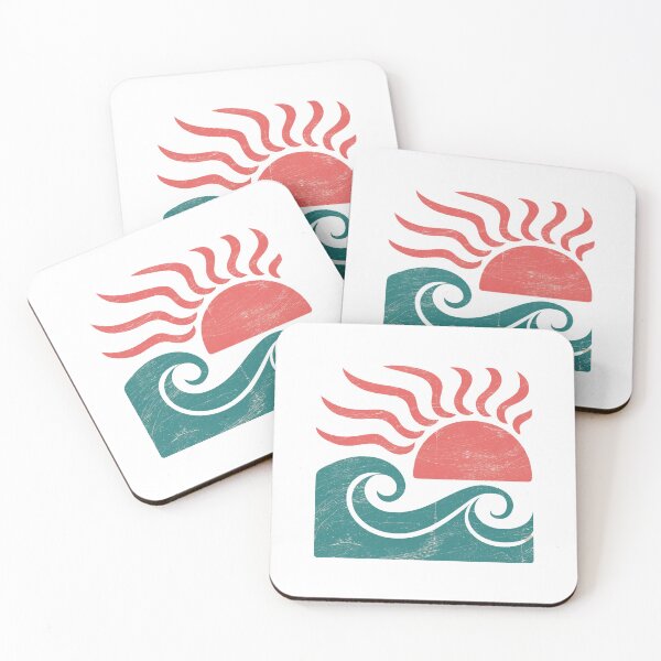 Item preview,  Trendy Ocean Wave and Sun Summer Vacation    designed and sold by SOUFIANE1991.