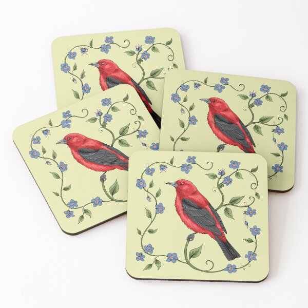 Item preview, Scarlet Symphony | Forget-Me-Not Sanctuary designed and sold by BirdsnStuff.