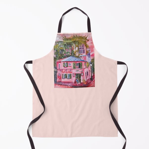 Item preview, La Maison Rose in Montmartre – Pink in Paris Oil Painting designed and sold by larrypnts.
