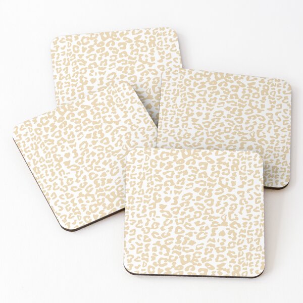 Item preview, Light Sandy Beige and White Cheetah Animal Print  designed and sold by GenAumonier.