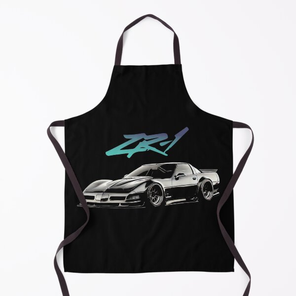 Item preview, Black C4 Corvette ZR1 – Retro American Muscle Car Art designed and sold by TheArtOfCar.