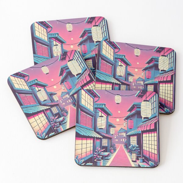 Item preview, Moonlit Lantern Street – Neon Japan Aesthetic designed and sold by DreamCraze.