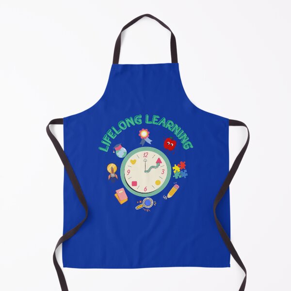 Item preview, Lifelong Learning Cute Clock and Education Icons – Motivational Design designed and sold by Chillspire.