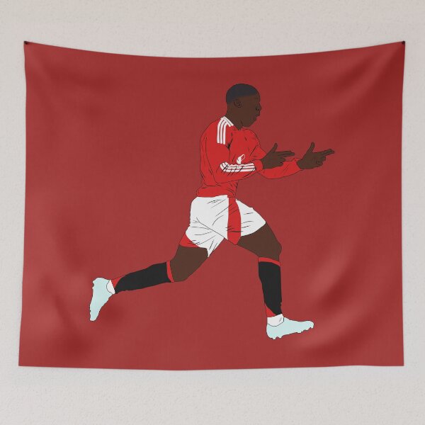 Item preview, Kobbie Mainoo Gun Fingers Goal Celebration designed and sold by Hevding.