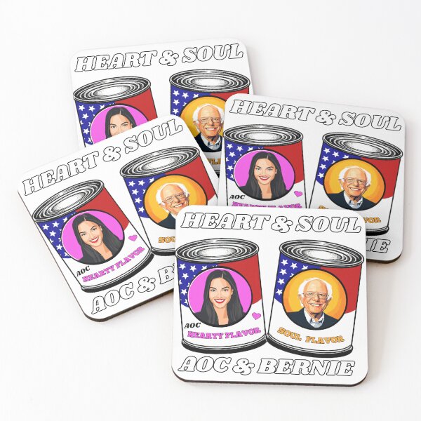 Item preview, AOC and Bernie! The Heart and Soul of America! designed and sold by ToucheTees.