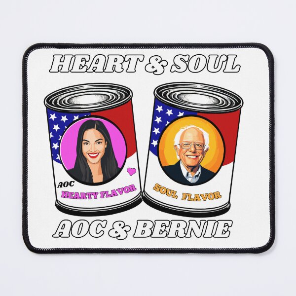 Item preview, AOC and Bernie! The Heart and Soul of America! designed and sold by ToucheTees.