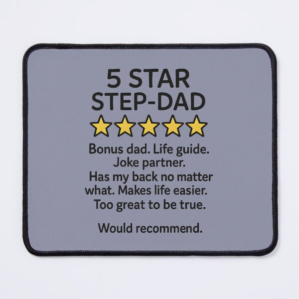 Item preview, 5 Star Step-Dad designed and sold by HowToCanadian.