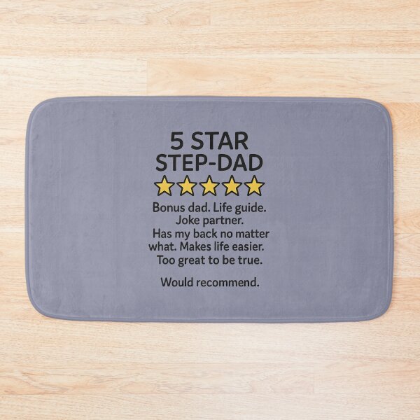 Item preview, 5 Star Step-Dad designed and sold by HowToCanadian.