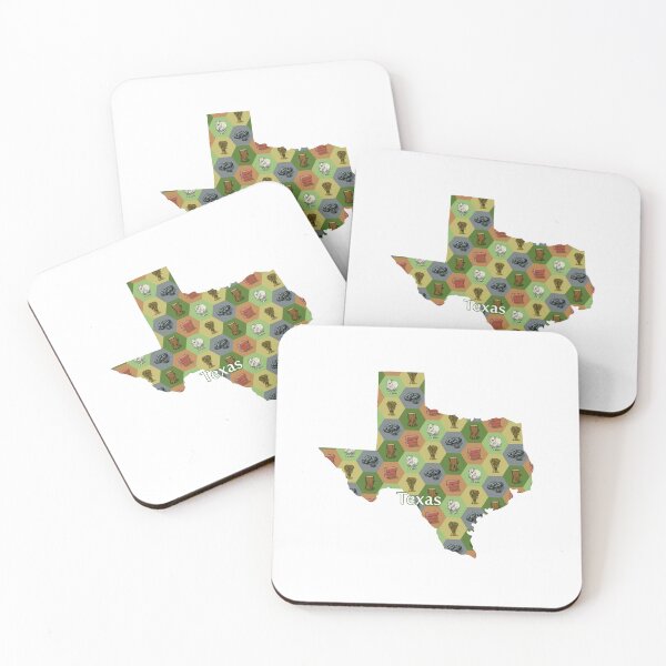 Item preview, Classic Board Game Resource Map of Texas with State Name designed and sold by adamkenney.