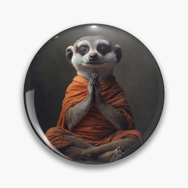 Item preview, Meditating Meerkat designed and sold by peterlawrence13.